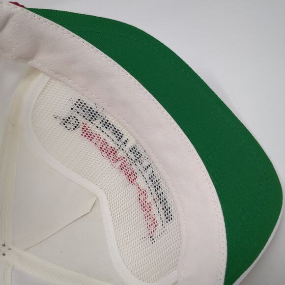 Midland-Grau Heavy Duty Systems Slideback Rope Hat White One Size Vintage USA - Picture 8 of 9